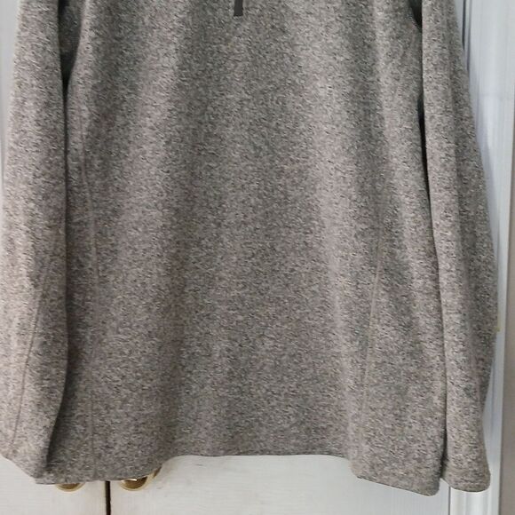 Eddie Bauer gray white blend pullover casual business casual Sz XLT  NWOT - Picture 2 of 8